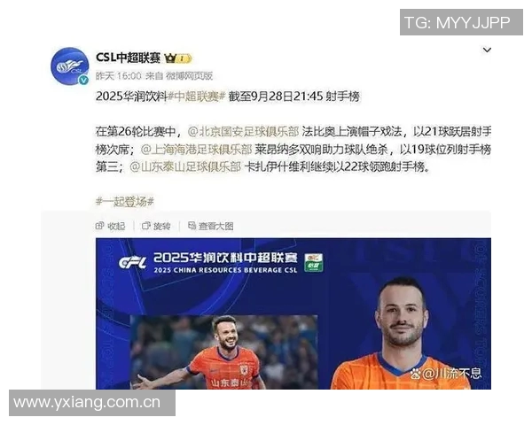 中超射手榜竞争激烈莱昂纳多紧追瓦科仅差一球两人均未罚点球